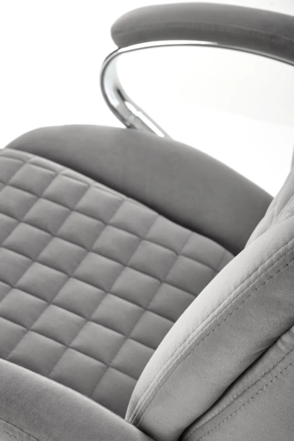 Halmar Fotele*KING 2 fotel gabinetowy, tkanina popielaty (1p=1szt)1 sztuka