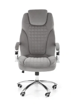 Halmar Fotele*KING 2 fotel gabinetowy, tkanina popielaty (1p=1szt)1 sztuka