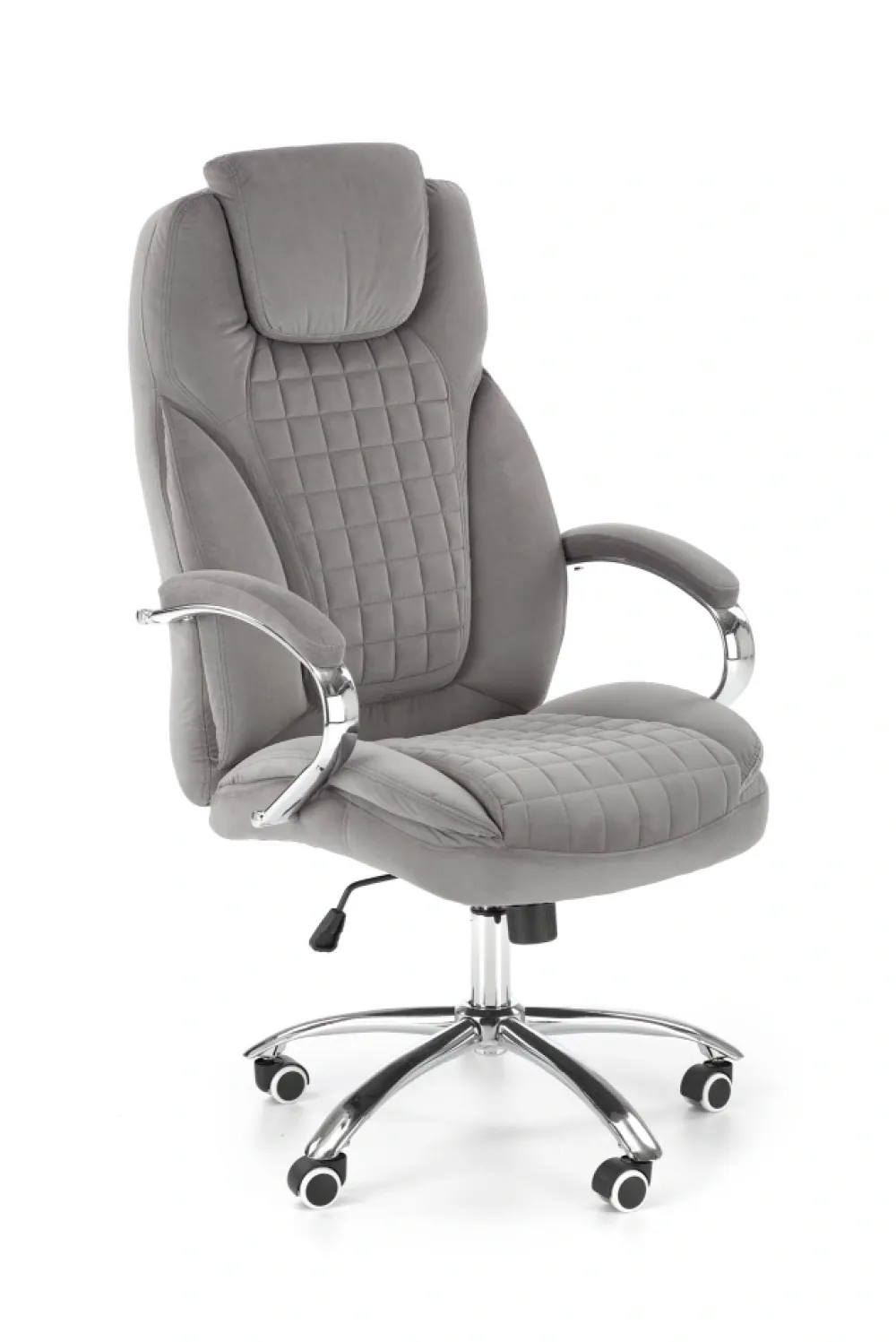 Halmar Fotele*KING 2 fotel gabinetowy, tkanina popielaty (1p=1szt)1 sztuka