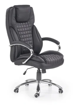 Halmar Fotele*KING fotel gabinetowy czarny (1p=1szt)1 sztuka