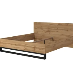 Helvetia Łóżka Do Sypialni|Łóżka Drewniane*Łóżko do sypialni 180x200 bez stelaża Halle S dąb wotan