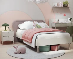 Dzieci Lenart Łóżka Młodzieżowe|Łóżka Do Pokoju Dziecięcego*Łóżko drewniane 120 ze stelażem Harmony HR-09