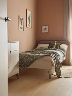 Dzieci Lenart Łóżka Młodzieżowe|Łóżka Do Pokoju Dziecięcego*Łóżko drewniane 120 ze stelażem Harmony HR-09