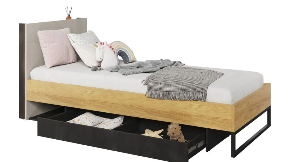 Dzieci Lenart Łóżka Młodzieżowe|Łóżka Do Pokoju Dziecięcego*Łóżko młodzieżowe 90 Teen Flex TF-16