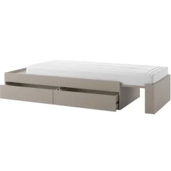 Dzieci Lenart Łóżka Młodzieżowe|Łóżka Do Pokoju Dziecięcego*Łóżko młodzieżowe 90x205-248 cm Woow WO-12 dla nastolatka kolor clay grey