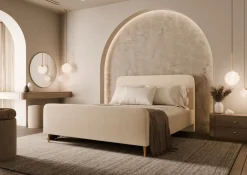 Hauss Łóżka Do Sypialni|Łóżka Tapicerowane*Łóżko tapicerowane w stylu skandynawskim Bella