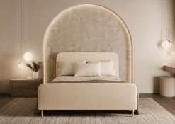 Hauss Łóżka Do Sypialni|Łóżka Tapicerowane*Łóżko tapicerowane w stylu skandynawskim Bella