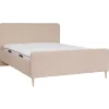 Hauss Łóżka Do Sypialni|Łóżka Tapicerowane*Łóżko tapicerowane 160x200 beżowe Bella Cord 205.16