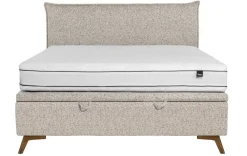 Hauss Łóżka Do Sypialni|Łóżka Tapicerowane*Łóżko tapicerowane 160x200 slim Kama beżowe Puente 06