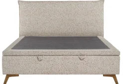 Hauss Łóżka Do Sypialni|Łóżka Tapicerowane*Łóżko tapicerowane 160x200 slim Kama beżowe Puente 06