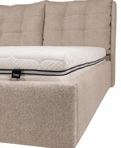 Hauss Łóżka Do Sypialni|Łóżka Tapicerowane*Łóżko tapicerowane 160x200 z poduchami Novio beżowe Sole 05