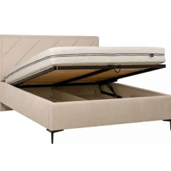 Hauss Łóżka Do Sypialni|Łóżka Tapicerowane*Łóżko tapicerowane 160x200 z pojemnikiem Nastri beżowe