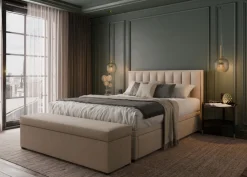 Hauss Łóżka Do Sypialni|Łóżka Tapicerowane*Łóżko tapicerowane z pojemnikiem Koral Slim