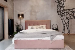 Hauss Łóżka Tapicerowane*Łóżko tapicerowane z pojemnikiem na pościel Look