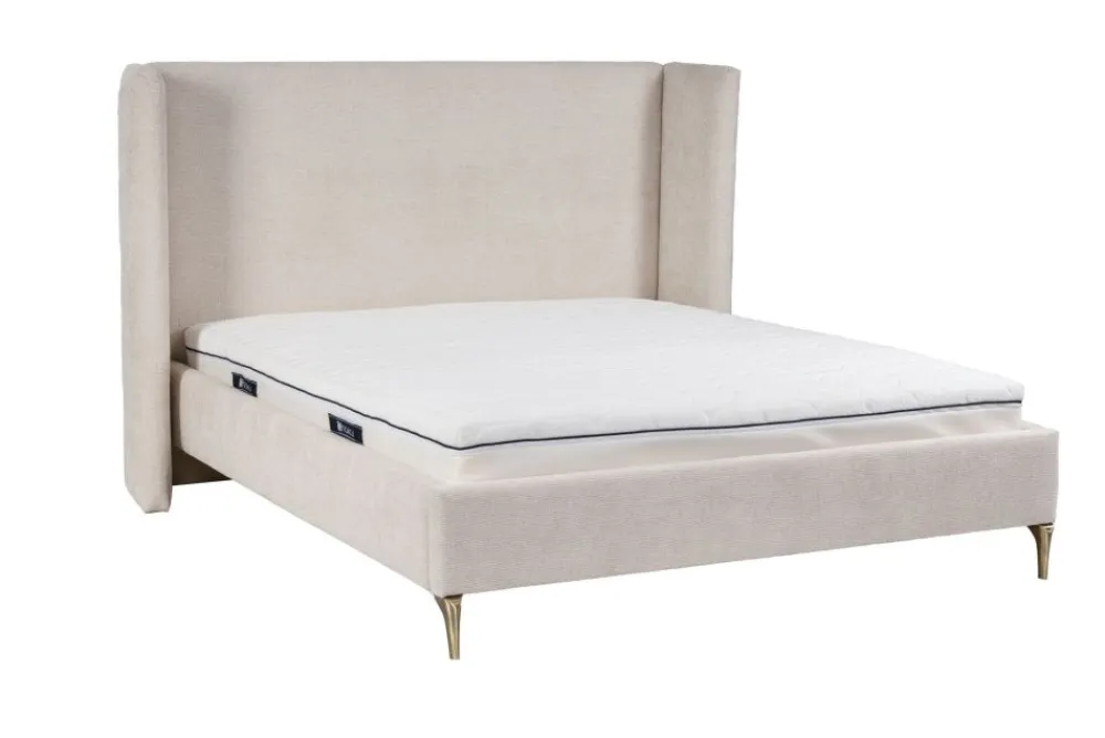 Hauss Łóżka Do Sypialni|Łóżka Tapicerowane*Łóżko tapicerowane z wysokim wezgłowiem Monte