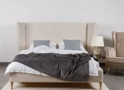 Hauss Łóżka Do Sypialni|Łóżka Tapicerowane*Łóżko tapicerowane z wysokim wezgłowiem Monte