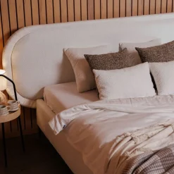 Hauss Łóżka Do Sypialni|Łóżka Tapicerowane*Łóżko tapicerowane z zaokrąglonym wezgłowiem Luna