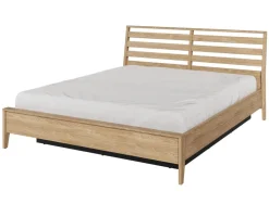 Lenart Łóżka Drewniane*Łóżko 180x200 z pojemnikiem na pościel Cozy CZ-02(180) dąb olejowany