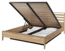 Lenart Łóżka Drewniane*Łóżko 180x200 z pojemnikiem na pościel Cozy CZ-02(180) dąb olejowany