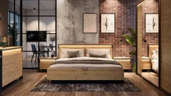 Lenart Łóżka Do Sypialni|Łóżka Drewniane*Łóżko z pojemnikiem do sypialni 180 Quant QS-02