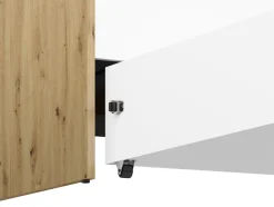 Dzieci ML Meble Łóżka Młodzieżowe|Łóżka Do Pokoju Dziecięcego*Łóżko z pojemnikiem na pościel 90x200 FINI 09