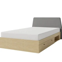 Meblar Łóżka Młodzieżowe|Łóżka Do Sypialni*Łóżko z szufladami do pokoju 120 cm Alessio AE13 L/P dąb olejowany