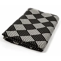 ArteHome Koce*Koc dwustronny w geometryczne czarno-białe wzory