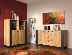 Mebelbos Komody Do Przedpokoju|Komody Do Jadalni*Komoda industrialna Wood 2d3s