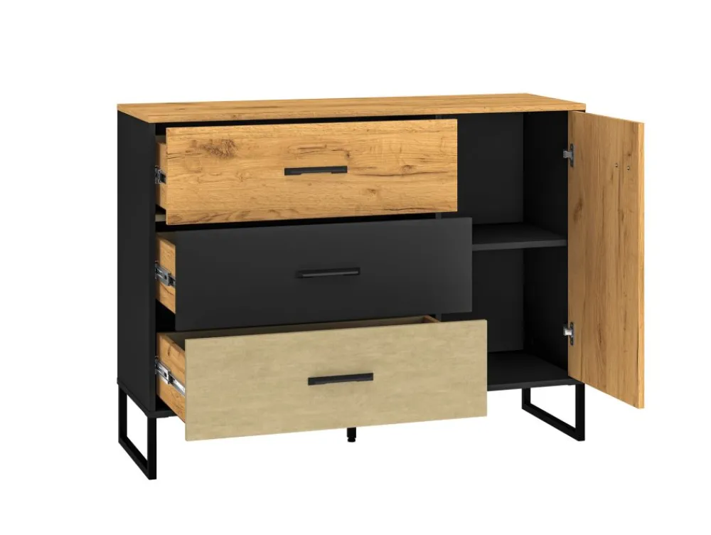 ML Meble Komody*Komoda młodzieżowa Colt 06 – z szufladami i szafką