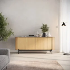 Lenart Komody Do Jadalni|Komody Do Sypialni*Komoda półokrągła Rotto RT-03 dąb vincenza/eukaliptus