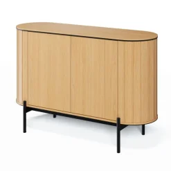 Lenart Komody Do Jadalni|Komody Do Sypialni*Komoda półokrągła Rotto RT-02 dąb vincenza/eukaliptus