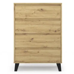 Mebelbos Komody Do Biura|Komody Do Przedpokoju*Komoda z czterema szufladami, dąb artisan BORG