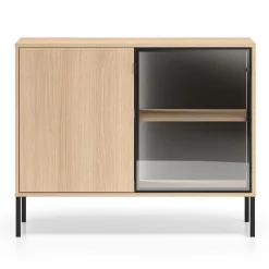 ML Meble Komody Do Biura|Komody Do Przedpokoju*Komoda z podświetlaną witryną Barnee 03