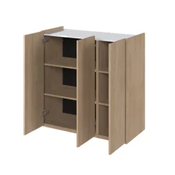 Lenart Komody Do Biura|Komody Do Przedpokoju*Komoda z podświetleniem LED i półkami Easy EA-03 3D