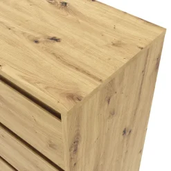 Mebelbos Komody Do Biura|Komody Do Przedpokoju*Komoda z szufladami i szafką, dąb artisan BORG