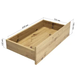 Mebelbos Komody Do Biura|Komody Do Przedpokoju*Komoda z szufladami i szafką, dąb artisan BORG