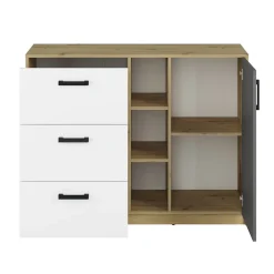ML Meble Komody*Komoda z szufladami i szafką FINI 06