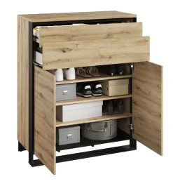 Lenart Komody Do Biura|Komody Do Przedpokoju*Komoda z szufladami Quant QG-02 dąb artisan