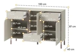 Dzieci Lenart Komody Młodzieżowe|Komody Do Pokoju Dziecięcego*Komoda z szufladami Harmony HR-06