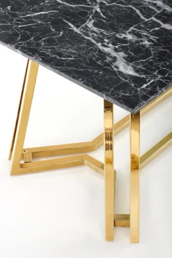 Halmar Stoły*KONAMI stół, blat - czarny marmur, nogi - złoty (2p=1szt)1 sztuka