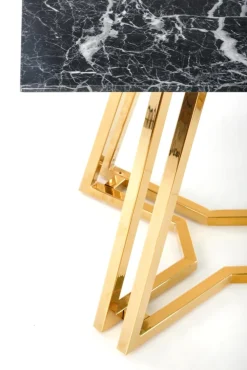 Halmar Stoły*KONAMI stół, blat - czarny marmur, nogi - złoty (2p=1szt)1 sztuka