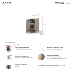 Dzieci Lenart Szafki I Regały Do Pokoju Młodzieżowego|Szafki I Regały Do Pokoju Dziecięcego*Kontenerek do pokoju nastolatka pod biurko WO-08 clay gray