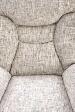 Halmar Fotele*KRONOS fotel z podnóżkiem, beżowy / wielobarwny (1p=1szt)1 sztuka