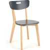 Hauss Krzesła Do Jadalni|Krzesła*Krzesło bukowe grafitowe Niko