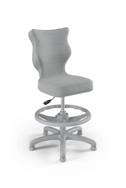 Dzieci Entelo Krzesła Do Biurka Do Pokoju Dziecięcego*Krzesło dziecięce Petit szary Velvet 03 rozmiar 4 WK+P