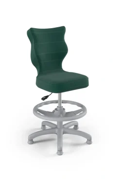 Dzieci Entelo Krzesła Do Biurka Do Pokoju Dziecięcego*Krzesło dziecięce Petit szary Velvet 05 rozmiar 3 WK+P