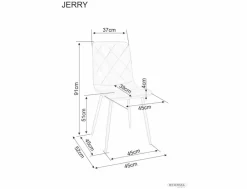 Signal Krzesła Do Jadalni|Krzesła*Krzesło Jerry Velvet