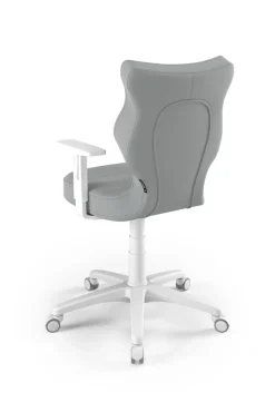 Entelo Krzesła Do Biurka Do Pokoju Młodzieżowego*Krzesło młodzieżowe Duo biały Velvet 03 rozmiar 5