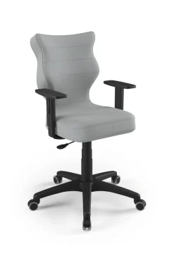 Entelo Krzesła Do Biurka Do Pokoju Młodzieżowego*Krzesło młodzieżowe Duo czarny Velvet 03 rozmiar 5