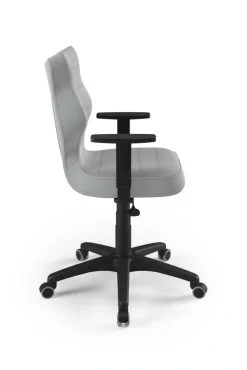 Entelo Krzesła Do Biurka Do Pokoju Młodzieżowego*Krzesło młodzieżowe Duo czarny Velvet 03 rozmiar 5